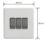 Varilight  10A 3-Gang 2-Way Light Switch  Paintable