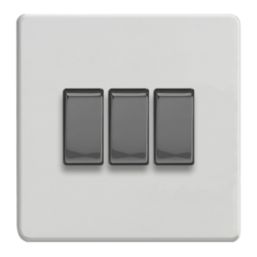 Varilight  10A 3-Gang 2-Way Light Switch  Paintable
