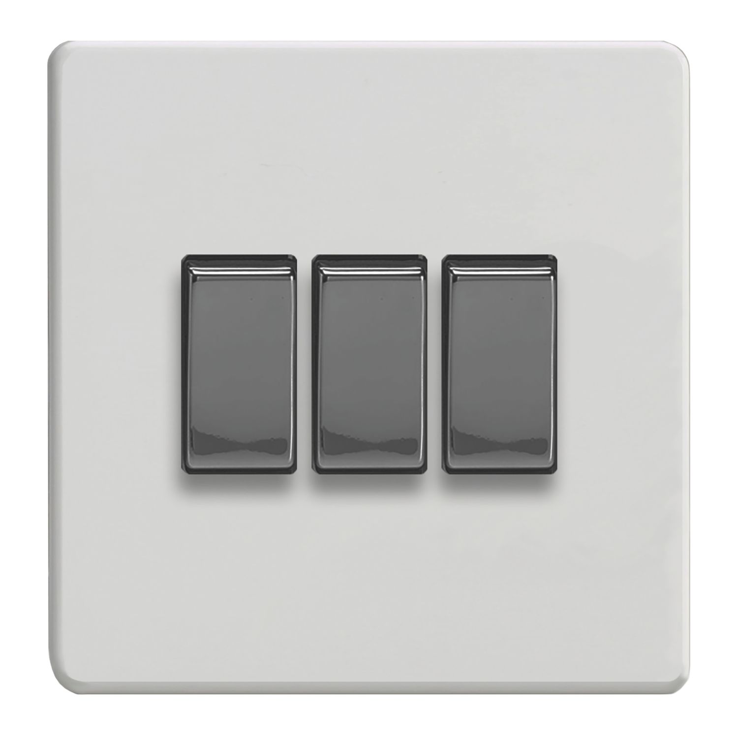 Varilight 10A 3-Gang 2-Way Light Switch Paintable (339YT)