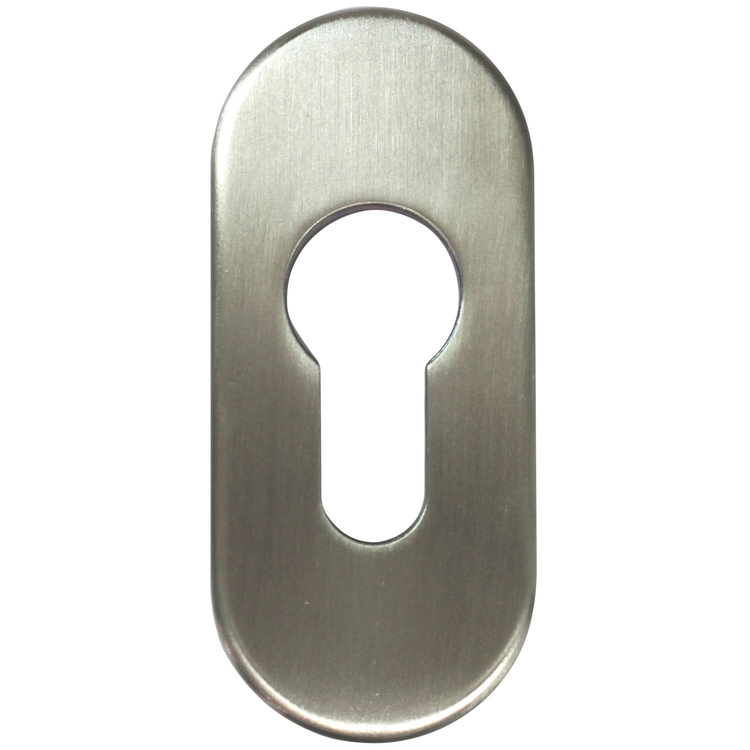 Fab & Fix Euro Escutcheon (Single) Stainless Steel 50 x 33mm (3400P)
