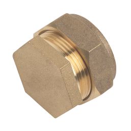 Flomasta  Brass Compression Stop End 28mm