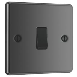 LAP  10AX 1-Gang Intermediate Switch Black Nickel with Black Inserts