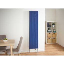 Drayton TRV4 15mm x 1/2" White/Chrome Straight & L/S Designer Thermostatic Radiator Valve & Lockshield