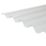 Radmat Building Materials  Corrugated PVC Roofing Sheets Clear 2000mm x 0.8mm x 950mm 5 Pack