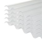 Radmat Building Materials  Corrugated PVC Roofing Sheets Clear 2000mm x 0.8mm x 950mm 5 Pack