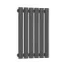 Reina Elips Single 600mm x 360mm 944BTU Anthracite Vertical Designer Radiator