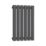 Reina Elips Single 600mm x 360mm 944BTU Anthracite Vertical Designer Radiator