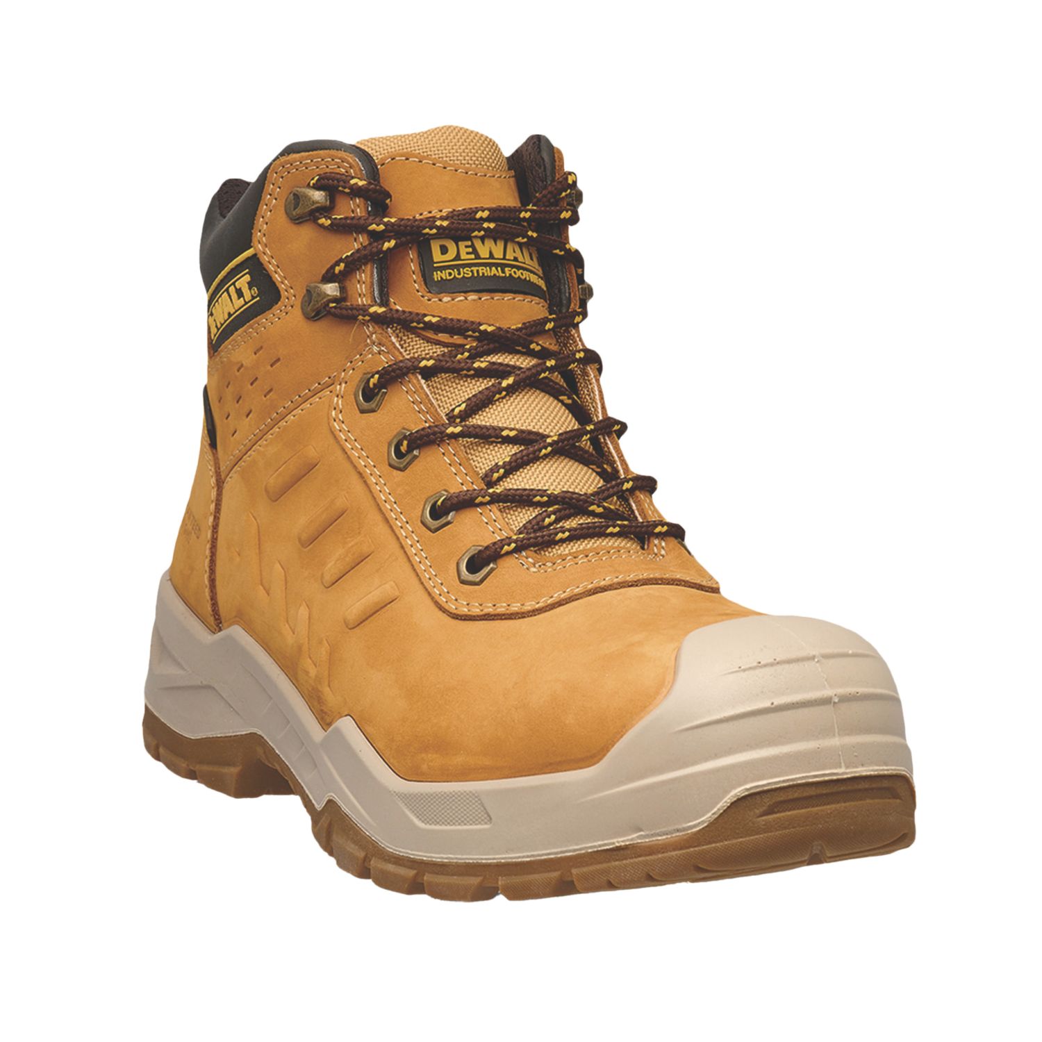 DEWALT Livingston Size 9 Wheat Waterproof Steel Toe Cap Safety Boots (340FN)