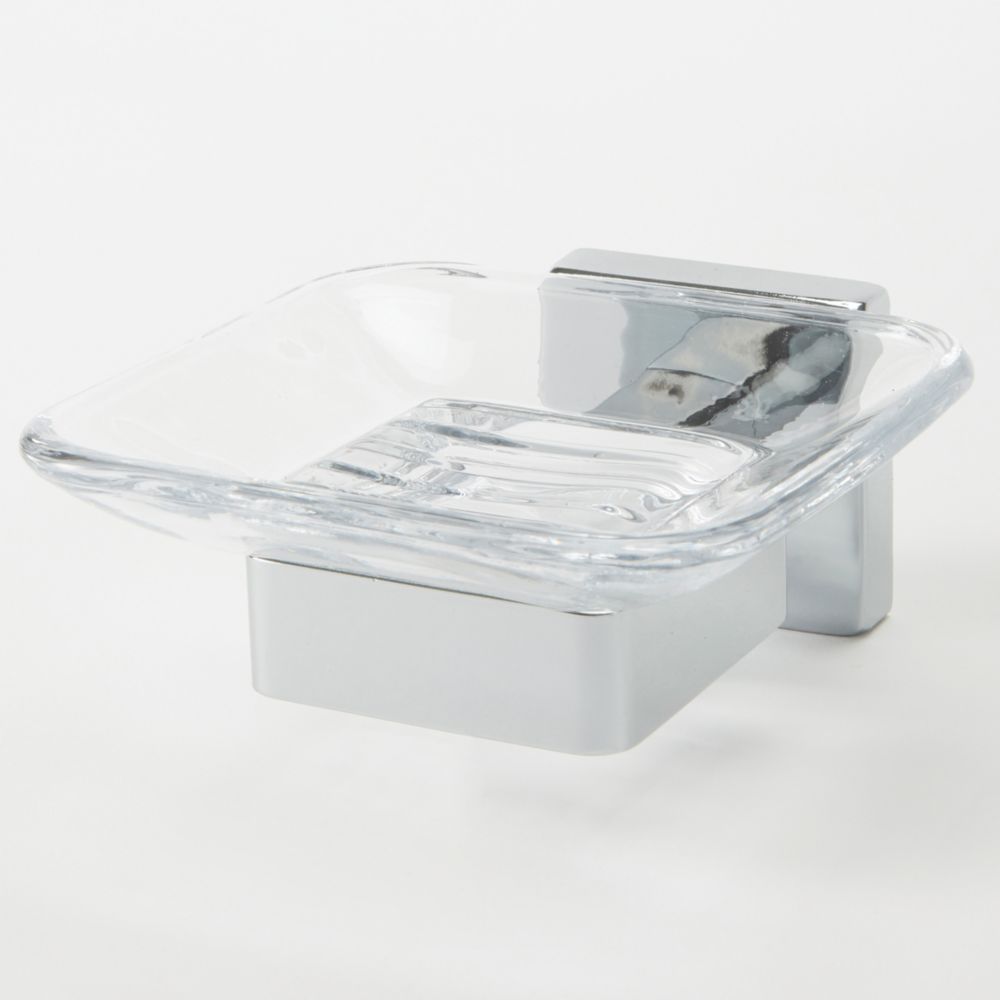 Alessano Soap Dish ChromePlated Screwfix