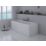 Highlife Bathrooms Halite Adjustable Front Bath Panel 1900mm Gloss White 2 Pieces