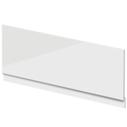 Highlife Bathrooms Halite Adjustable Front Bath Panel 1900mm Gloss White 2 Pieces