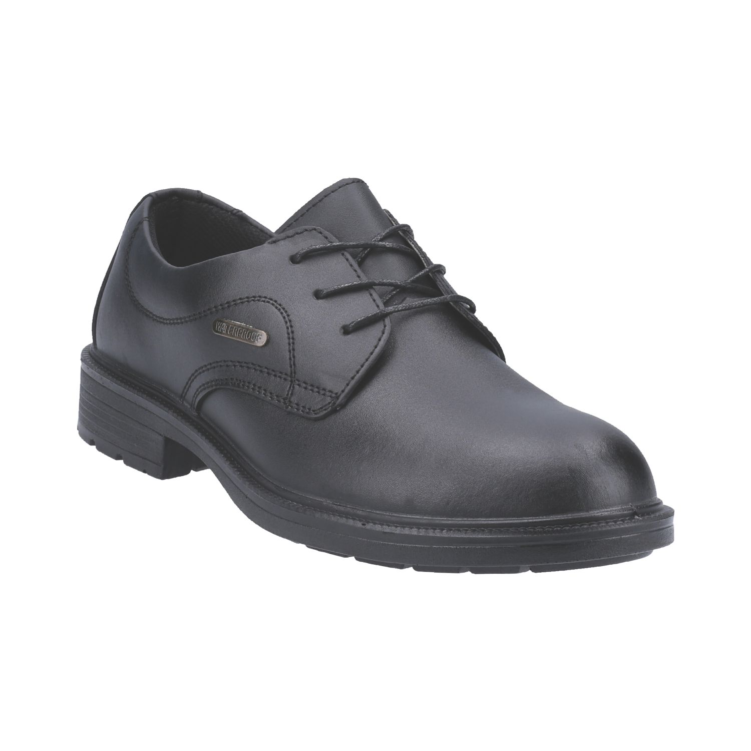 Amblers FS62 Size 8 Black Steel Toe Cap Safety Shoes (340JV)