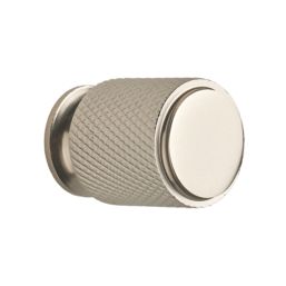Elite Knobs & Handles Kensington Knurled Cabinet Knob Brushed Nickel 20mm