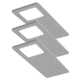Sensio Astro TrioTone Rectangular LED Under Cabinet Lights Aluminium 14.4W 240-270lm 3 Pack