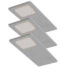 Sensio Astro TrioTone Rectangular LED Under Cabinet Lights Aluminium 14.4W 240-270lm 3 Pack