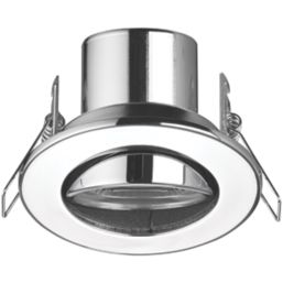 LAP Cosmoseco Tilt  Fire Rated LED Downlight Chrome 5.8W 450lm