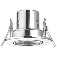 LAP Cosmoseco Tilt  Fire Rated LED Downlight Chrome 5.8W 450lm