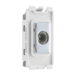 British General  Grid Brush Flex Outlet Polished Chrome