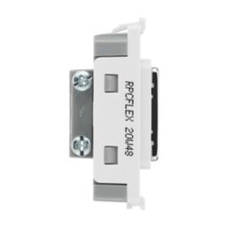 British General  Grid Brush Flex Outlet Polished Chrome