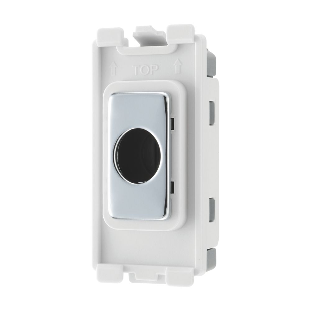 British General Grid Brush Flex Outlet Polished Chrome | Flex Outlet ...