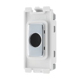 British General  Grid Brush Flex Outlet Polished Chrome