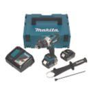 Refurb Makita DHP458RTJ 18V 2 x 5.0Ah Li-Ion LXT  Cordless Combi Drill