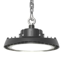 4lite  Maintained Emergency LED Highbay With Microwave Sensor Black 150W 19,500lm