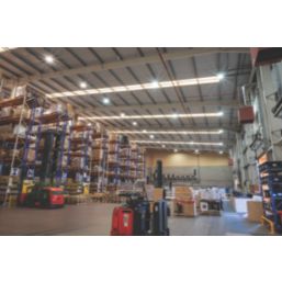 4lite  Maintained Emergency LED Highbay With Microwave Sensor Black 150W 19,500lm