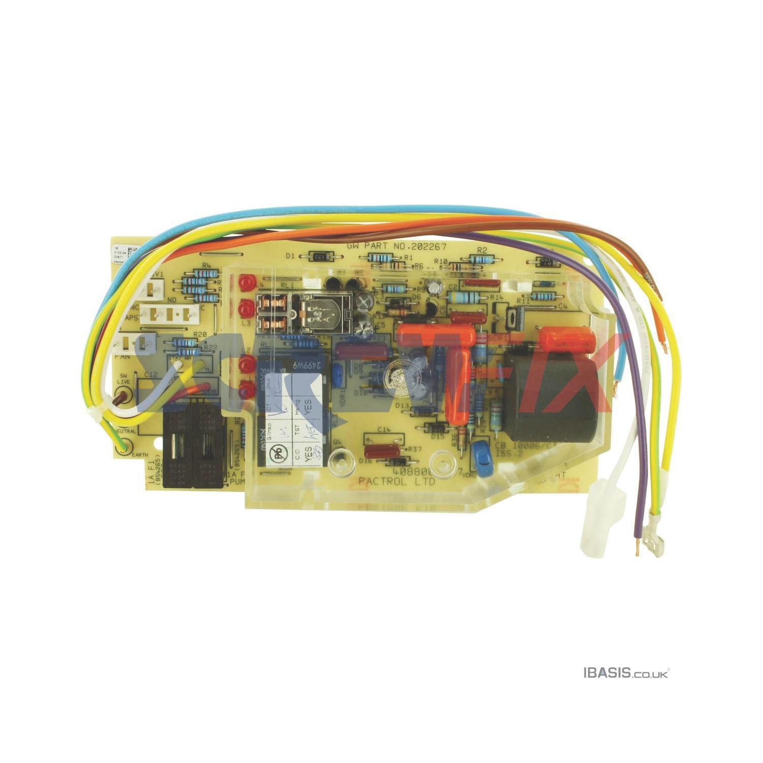 Glow-Worm S900847 7-Wire 2-Fuse Printed Circuit Board with TPO (340TG)
