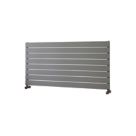 Ximax Oceanus 595mm x 1200mm 2597BTU Silver Horizontal Designer Radiator