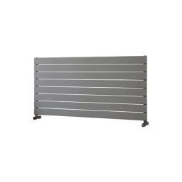 Ximax Oceanus 595mm x 1200mm 2597BTU Silver Horizontal Designer Radiator