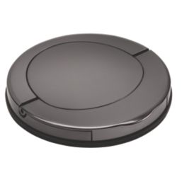 Knightsbridge  13A 3-Gang SP Switched Pop-up Socket + 4.0A 18W 2-Outlet Type A & C USB Charger Black Nickel