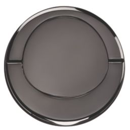 Knightsbridge  13A 3-Gang SP Switched Pop-up Socket + 4.0A 18W 2-Outlet Type A & C USB Charger Black Nickel