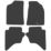 Car Mat Co. Ford Ranger Double Cab 2006 - 2012 Rubber Car Mats 4 Piece Set