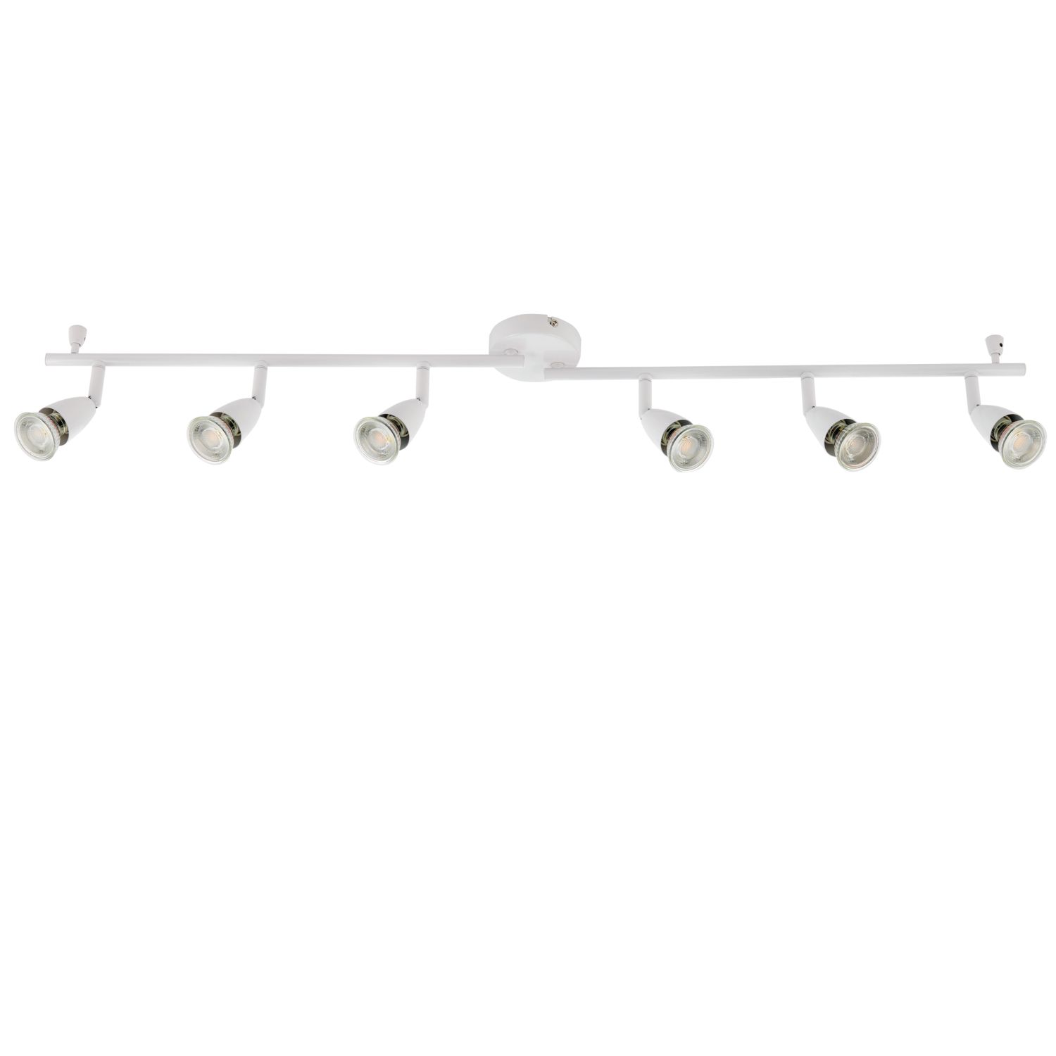 Saxby Amalfi Bar 6-Light Spotlight Gloss White (340VX)