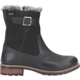 Cotswold Kemerton Size 4 Womens Black Waterproof Lace & Zip Non Safety Work Boots