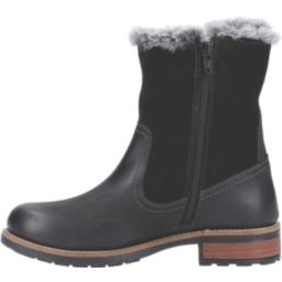 Cotswold Kemerton Size 4 Womens Black Waterproof Lace & Zip Non Safety Work Boots