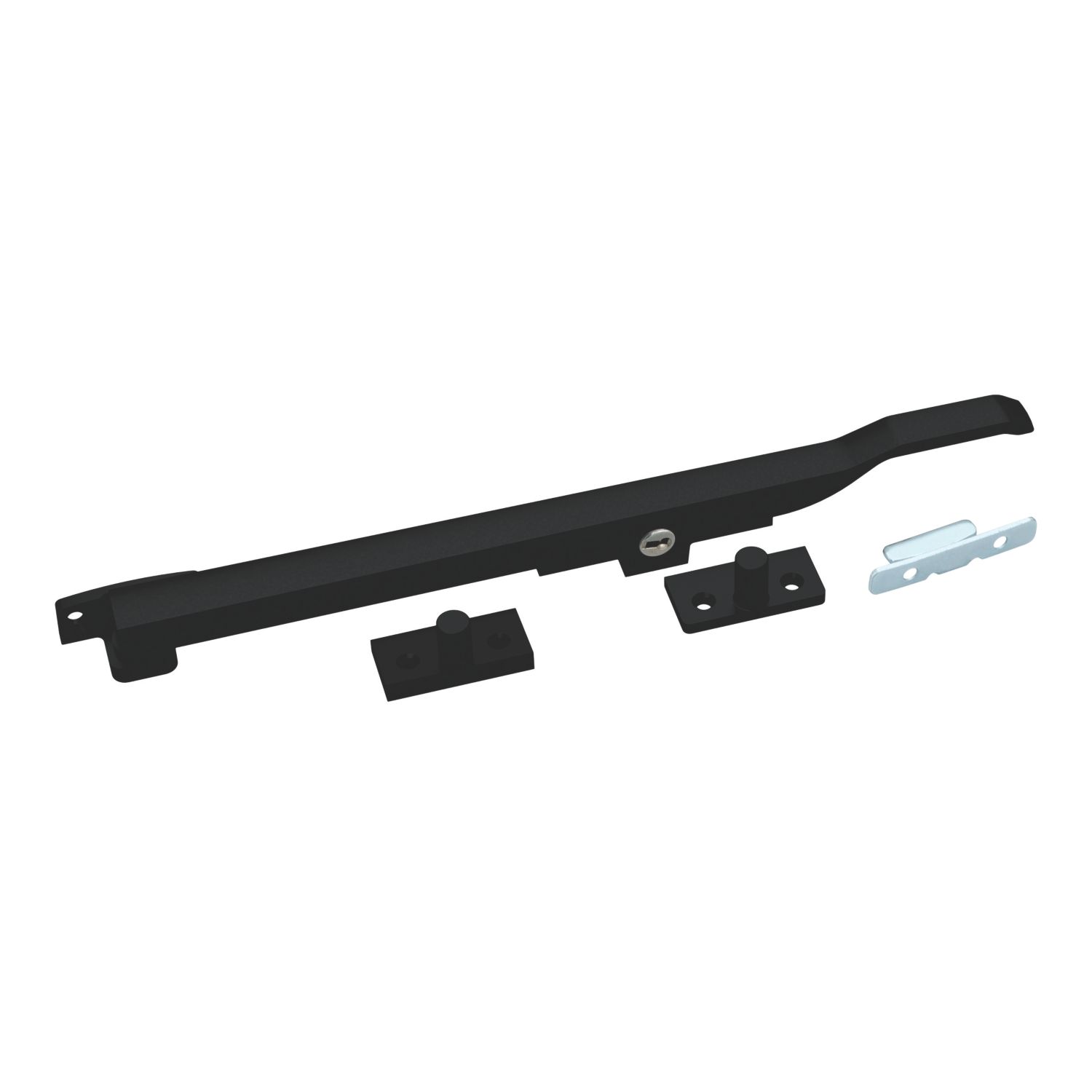 Smith & Locke Traditional Casement Stay Lock Matt Black 280mm (340YX)