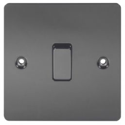 LAP  10AX 1-Gang 2-Way Light Switch  Black Nickel