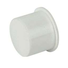 FloPlast Push Fit Socket Plug White 40mm