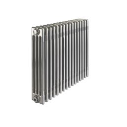 Acova 600mm x 812mm 4629BTU Raw Metal Horizontal 4 Column Radiator