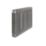 Acova 600mm x 812mm 4629BTU Raw Metal Horizontal 4 Column Radiator