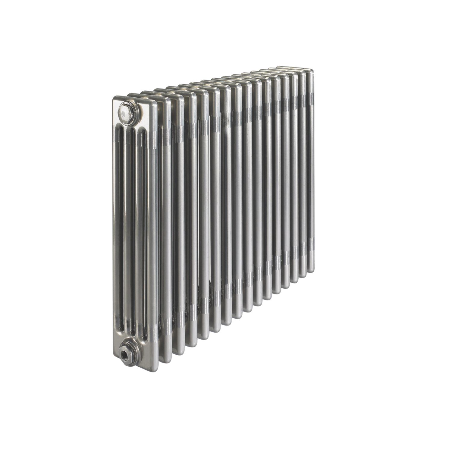 Acova 600mm x 812mm 4629BTU Raw Metal Horizontal 4 Column Radiator (3417P)