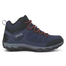 Regatta Edgepoint IV Mid Size 7  Navy / Potters Clay Waterproof  Non Safety Work Boots