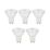 LAP Narrow Beam Angle  GU10 LED Light Bulb 345lm 2.5W 5 Pack