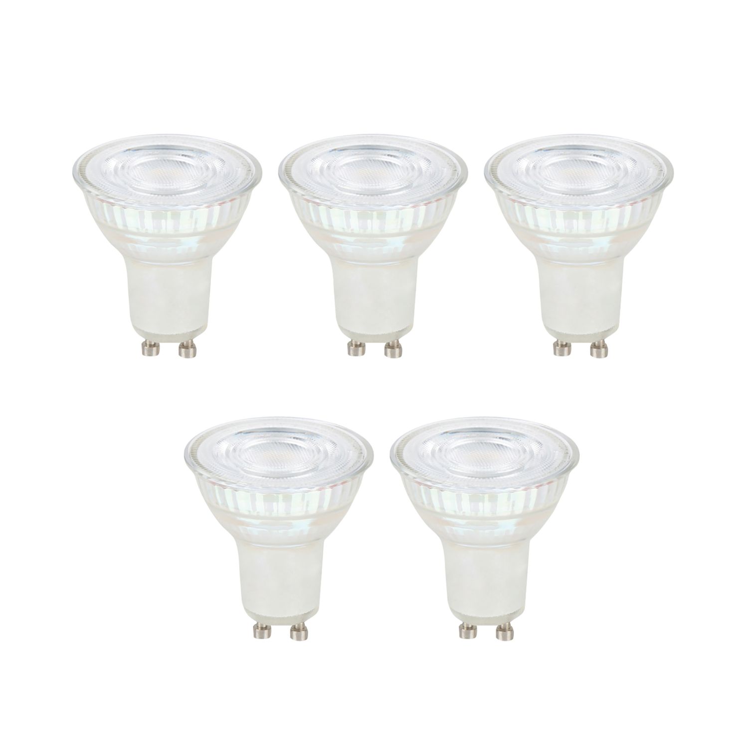 LAP Narrow Beam Angle GU10 LED Light Bulb 345lm 2.5W 5 Pack (341CF)