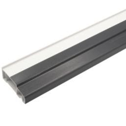 Crystal PVC Window Sill Anthracite Grey 1000mm x 85mm