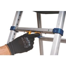 Werner Aluminium 2.04m 6 Step Swingback Platform Step Ladder