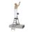 Werner Aluminium 2.04m 6 Step Swingback Platform Step Ladder