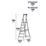 Werner Aluminium 2.04m 6 Step Swingback Platform Step Ladder